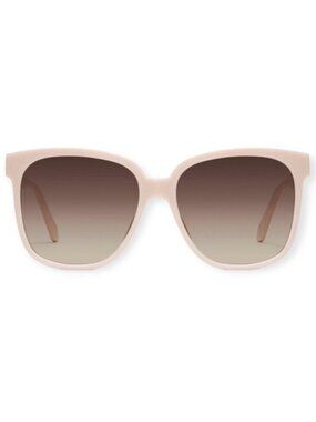 QUAY Women's WIDEAWAKE NO-NS-2109 Champaign Square Frame/Brown Lenses Sunglasses
